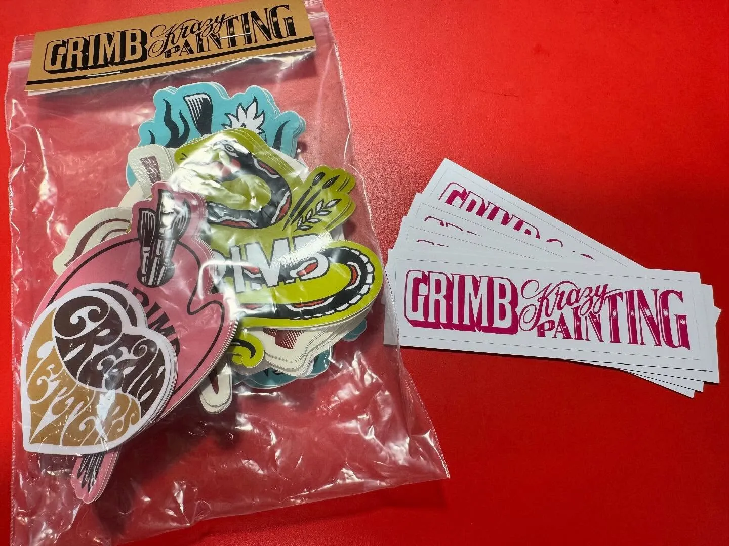 @grimb_painter さんからステッカー頂きました✨